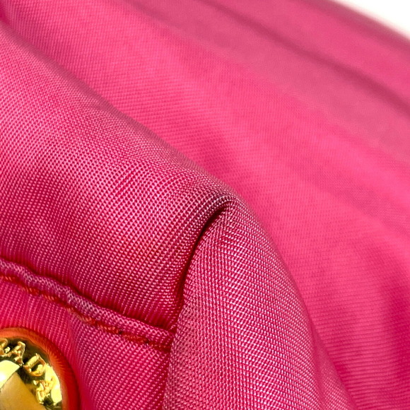 Prada Tote Motif Pink Tessuto Handbag Pink Nylon Handbag - Picture 1 of 6